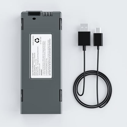 Ameta S20 Lite Drone Battery, 3.7V 1600mAh Li-po Rechargeable Battery