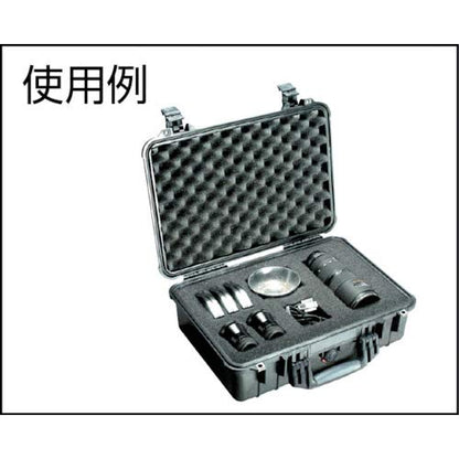 Pelican 1500 Case With Foam (Black) - color: Black, style: Single