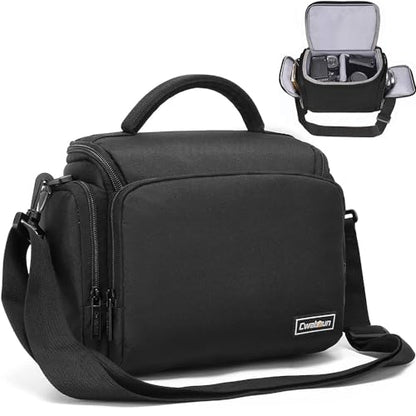 Cwatcun Camera Sling Bag Large, Crossbody DSLR Case for Canon/Nikon - size: 1.0 Large