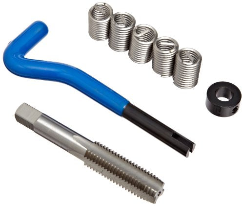 E-Z Lok EK21220 Helical Threaded Insert Kit, 304 Stainless Steel, 1/2"-13 Thread Size, 1" Installed Length (Pack of 5) - size: 1/2"-13 Thread Size, 1" Installed Length, style: Pack of 5