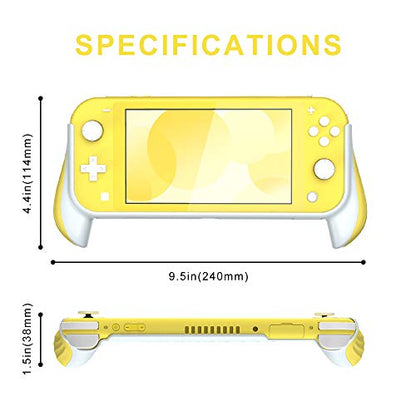 Grip Case for Nintendo Switch Lite,Hand Grips Handles Ergonomic Protective Case,Accessories Compatible with Nintendo Switch Lite (Yellow) - color: Yellow