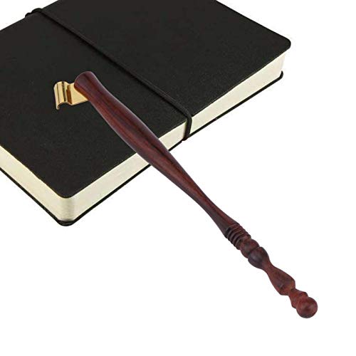 GLOGLOW Oblique Calligraphy Pen Holder, Rosewood Dip Pen with Brass Flange, Writing and Art Tool