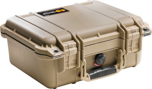 Pelican 1400 Case With Foam (Desert Tan)