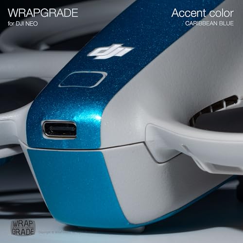 Wrapgrade for DJI NEO Accent Color Sticker (Caribbean Blue) - color: Caribbean Blue