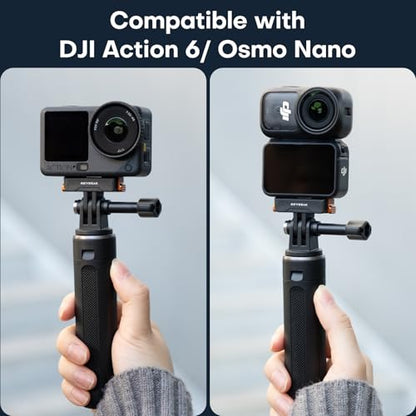 REYGEAK Magnetic Quick Release Adapter for DJI Action 6/Osmo Nano, 2 Pack - color: Two Pack
