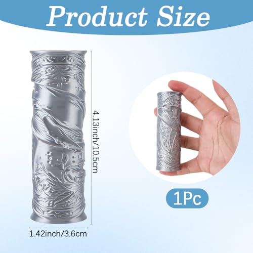 CRASPIRE Polymer Texture Rollers Pottery Clay Roller Whale Ocean Sea Animal Pattern Embossing Texture 4.1 Inch Plastic Column Decorative Hand Molding Tool for Polymer Clay Pottery DIY Making Crafts - style: Whale