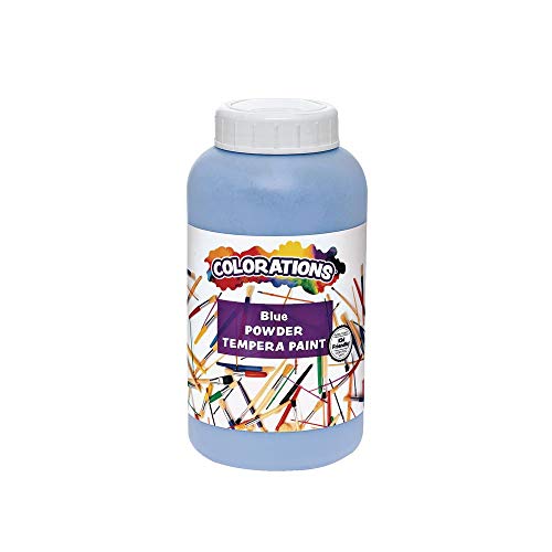 Colorations Powder Tempera Paint, Blue, 1 lb, Ages 4+, PreK+ - color: Blue