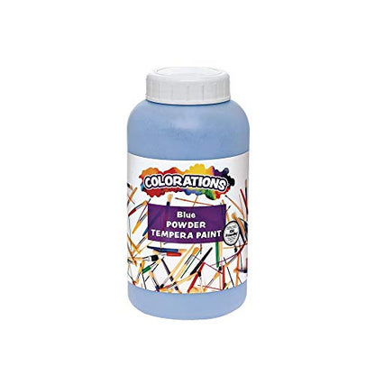 Colorations Powder Tempera Paint, Blue, 1 lb, Ages 4+, PreK+ - color: Blue