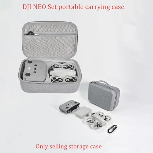 durable hard dji neo case, shockproof dji neo drone case for DJI drone combo, RC-N3 remote controller, batteries and other accessories
