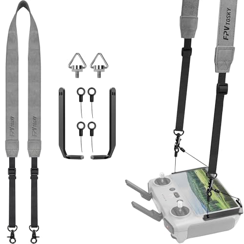 FPVtosky Balance Lanyard for DJI RC/RC 2 Controller, Lanyard Neck Strap for DJI Flip/Mini 5 Pro/Mini 4 Pro/Mini 3/Mini 3 Pro/Air 3S/Remote Controller Accessories [Not for RC pro]