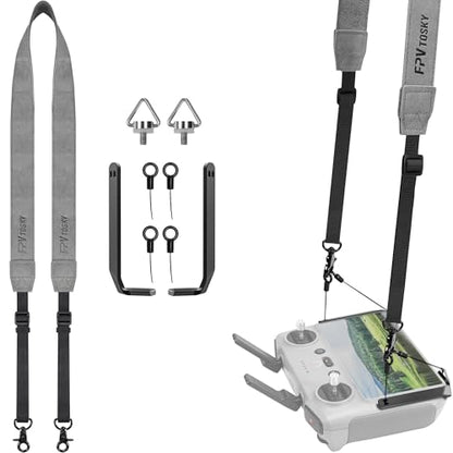 FPVtosky Balance Lanyard for DJI RC/RC 2 Controller, Lanyard Neck Strap for DJI Flip/Mini 5 Pro/Mini 4 Pro/Mini 3/Mini 3 Pro/Air 3S/Remote Controller Accessories [Not for RC pro]