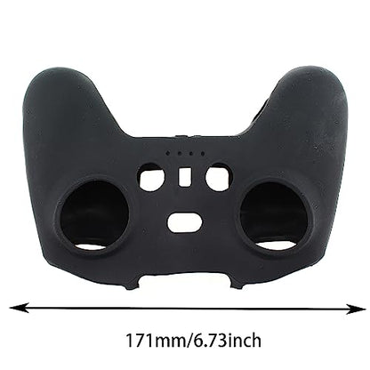 TAODAN FPV Remote Controller Silicone Protect Cover and Adjustable Lanyard for DJI FPV and DJI Avata Drone Combo Accessories, Black
