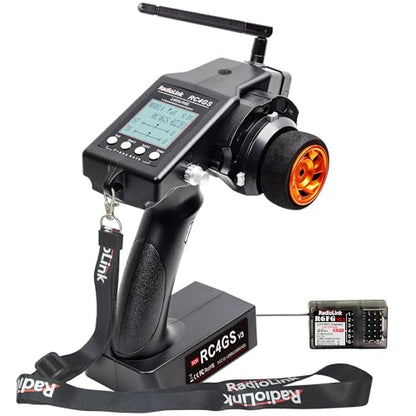 Radiolink RC4GS V3 5CH 2.4G RC Transmitter R6FG Gyro Receiver for Crawler