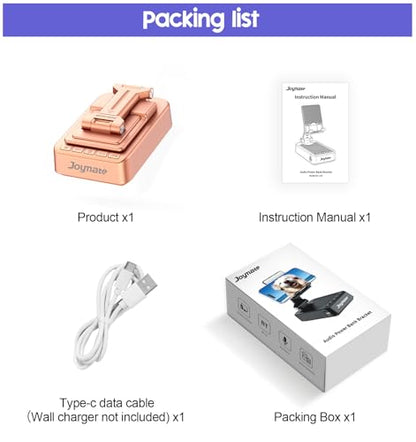 Gifts for Women Girls, Bluetooth Speaker Phone Stand with Charging Function - color: Rose Gold