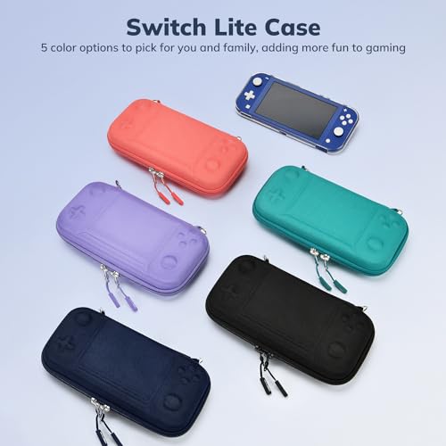 Younik Switch Lite Case, 14 in 1 Accessories Kit for NS Switch Lite (2019) - color: Blue