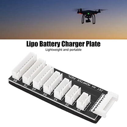 RC Battery Charging Board, JST-XH 2S-8S Lipo Battery Balance Board,Lipo Battery Charger Plate, Balance Charger Extend Board, Converter for RC Car Boat Drone Lipo Battery Charger
