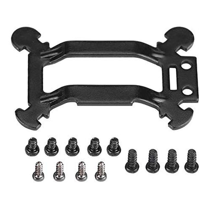 FOSA Gimbal Damping Board, Lightweight Metal Camera Shock Bracket Hanging Plate with Matched Screws for Pro Drone Replacement Accessories Black 4x2.7cm