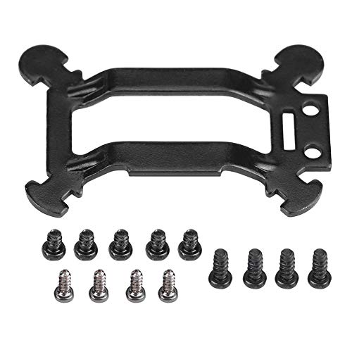 FOSA Gimbal Damping Board, Lightweight Metal Camera Shock Bracket Hanging Plate with Matched Screws for Pro Drone Replacement Accessories Black 4x2.7cm