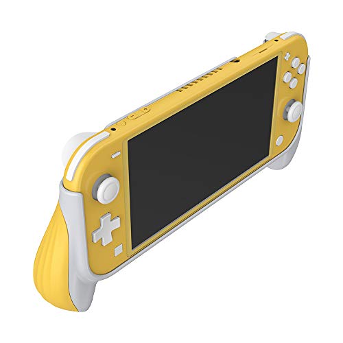Grip Case for Nintendo Switch Lite,Hand Grips Handles Ergonomic Protective Case,Accessories Compatible with Nintendo Switch Lite (Yellow) - color: Yellow