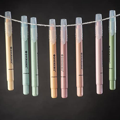 DIVERSEBEE Bible Highlighters and Pens No Bleed (Pastel) - color: Pastel