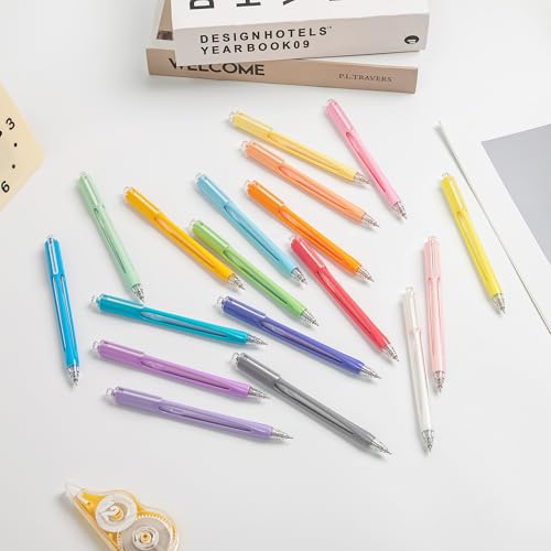 Aisibeiger 18 Pack Colorful Gel Ink Pens 0.7mm Fine Point Pen