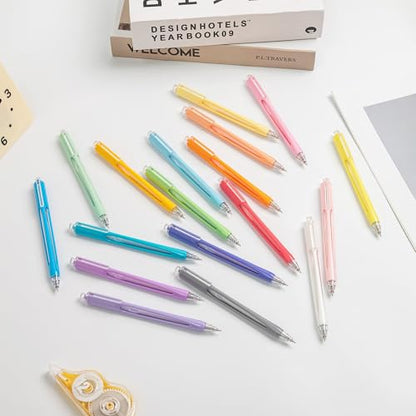 Aisibeiger 18 Pack Colorful Gel Ink Pens 0.7mm Fine Point Pen
