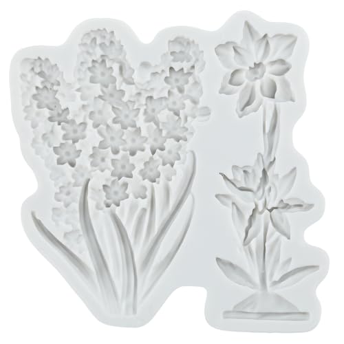 Flower Polymer Clay Molds Flower Leaf Silicone Resin Mold - color: Style G