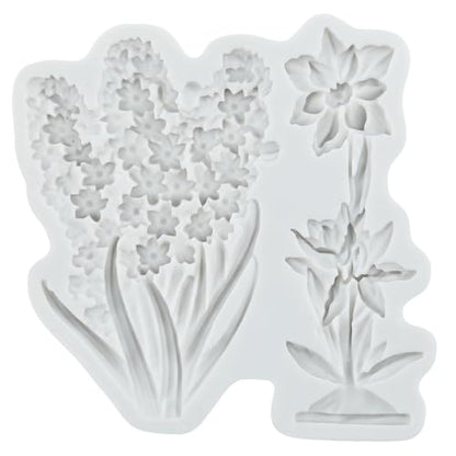 Flower Polymer Clay Molds Flower Leaf Silicone Resin Mold - color: Style G