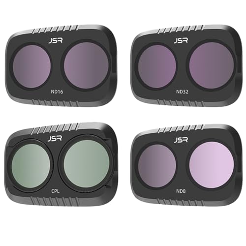 Coyktonty Lens Filter for DJI Osmo Pocket 4P,Waterproof, Oil-Resistant(CPL+ND8+ND16+ND32) - color: CPL+ND8+ND16+ND32