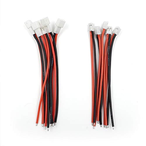 10pcs Upgraded Tiny Whoop JST-PH 2.0 Male and Female Connector Cable for Battery JJRC H36 H67 Blade Inductrix E010 E013