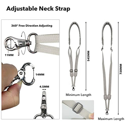 SYMIK Remote Controller Lanyard for DJI FPV/Avata/2, Phantom 4/3, Inspire FPV Remote Controller 3/2, Adjustable Neck Strap Lanyard for DJI Avata 2 Accessories Shoulder Strap w/Comfortable EVA Padding