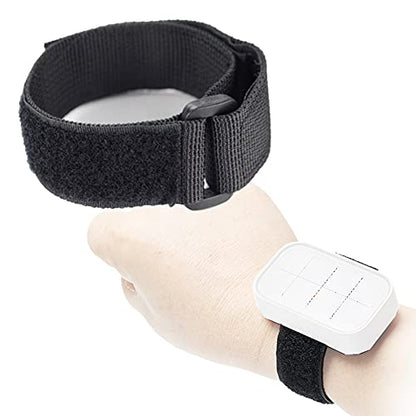 lasenersm 1 Piece Adjustable Wrist Strap Remote Control Wrist Strap Camera Remote Hand Band Belt Nylon Hand Wrist Strap for Action Camera Remote Control, Black