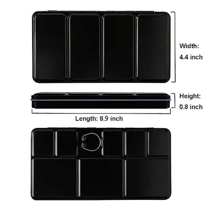 FCLUB Large Empty Watercolor Tin Palette for 48 Half Pans or 28 Full Pans - style: Empty Tin Box (48)