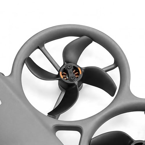 Avata 360 Propellers Blades - 8Pcs Props Quick Replacement Propeller Spare Part 3340S Low Noise Wings for DJI Avata 360 Drones Accessories Black Tips