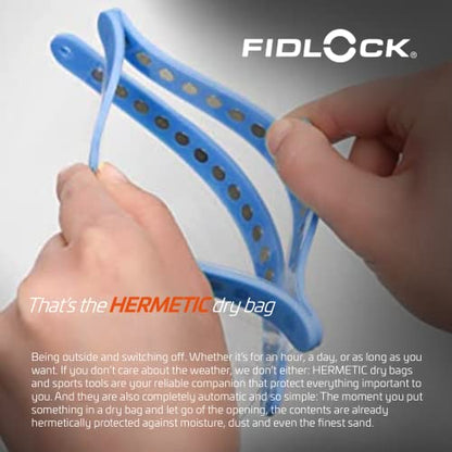 FIDLOCK Hermetic Dry Bag Flexible Magnetic Bag, Multi, Blue - color: Blue, size: Multi