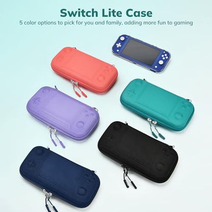 Younik Switch Lite Case, 14 in 1 Accessories Kit for NS Switch Lite (2019) - color: Green