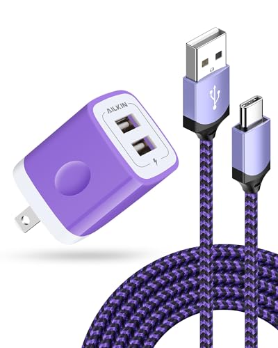 iPhone 17e 16e Wall Charger & USB-C Cable for iPhone 17 Air 16 Pro Max Plus - color: Purple, style: USB C