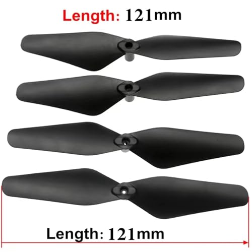 Drone Propellers Set, 58-121mm Mini Brushless Blades, Suitable for Assembling Various Drone Accessories (71mm brushless Fan Blade with Printing) - style: 71mm brushless fan blade with printing