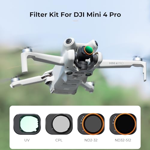 K&F CONCEPT Variable ND Filter Kit Compatible with DJI Mini 4 Pro