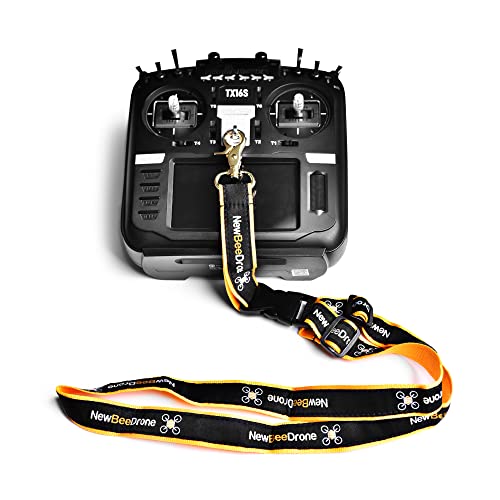 SPEEDY BEE NewBeeDrone FPV Lanyard Strap - Drone Radio Transmitter Adjustable and Detachable Neck Strap for All Types of FPV RC Radio Transmitter for DJI FPV Remote Controller
