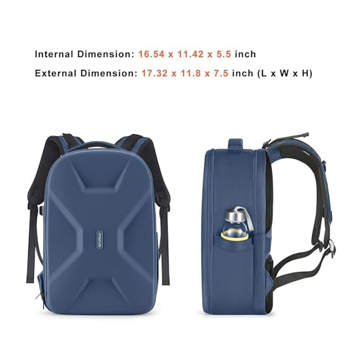 MOSISO Camera Backpack, DSLR/SLR/Mirrorless Photography Camera Bag - color: Steel Blue