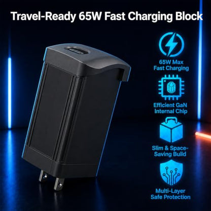 65W Drone Charger for DJI Air 3 Air 3S, Charges 3 Batteries At Once