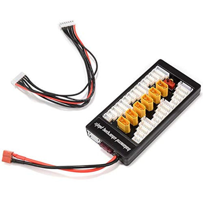 XT60 LiPo Battery Charger 2-6S Parallel Balanced Charging Board Charging Plate for Imax B6AC Lithium Batteries Charger Part - size: XT60 Plug