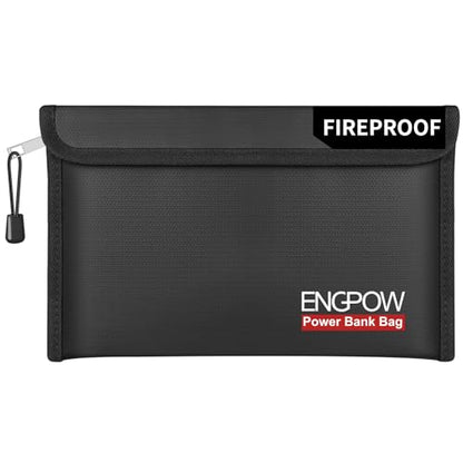 ENGPOW Fireproof Organizer Travel Safe Bag, Portable Electronic Carry Case - size: 10.6'' x 6.7''