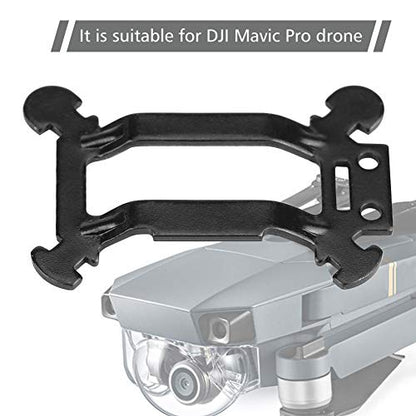 FOSA Gimbal Damping Board, Lightweight Metal Camera Shock Bracket Hanging Plate with Matched Screws for Pro Drone Replacement Accessories Black 4x2.7cm