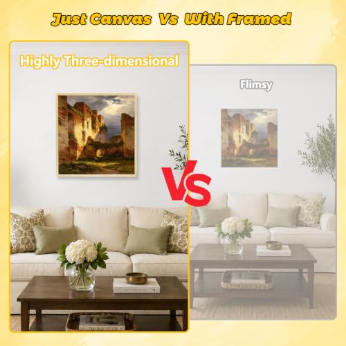 3 Pack Floater Frame Canvas with 8x8,10x10,12x12inch Triple Primed Canvas - size: 3pk-3Size Canvas