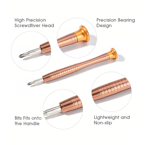 Professional Magnetic Screwdriver Set, 15-in-1 Multi-bit Precision Repair Tool Kit for DJI FPV Avata Mavic Mini Air 3/4 Pro Drones, RC Quadcopter Maintenance, Fix, Adjustment & Disassembly