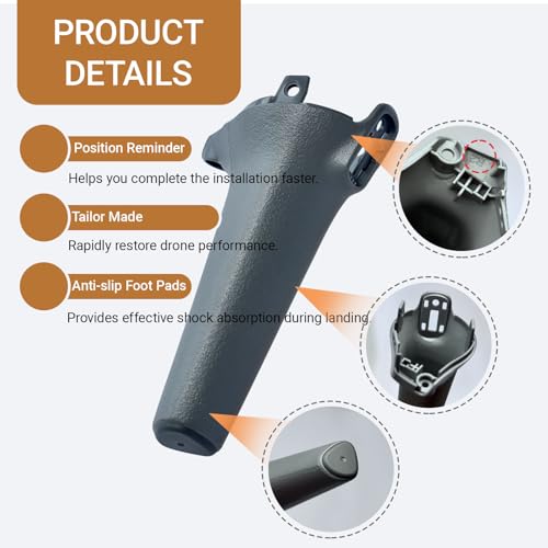 Replacement For Dji Air 3 Landing Gear Leg Right Front Arm Left Landing Bracket Spare Parts Drone Accessories (right arm)