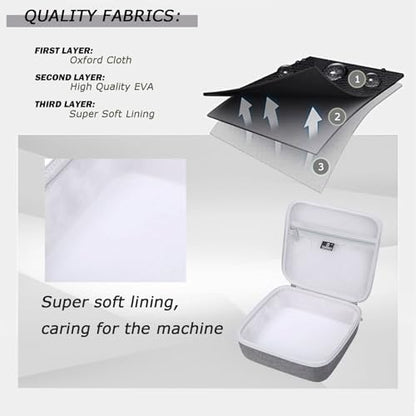 Tourmate Hard Case Compatible for Brother P-Touch PT-D460BT / Pt-d400 / PTD400AD Business Expert Connected Label Maker, Case Only