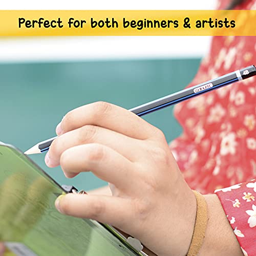BAZIC PRODUCTS Drawing Sketching Pencils, 8B to HB Graphite, 2-Pack - size: 1 Count (Pack of 2)
